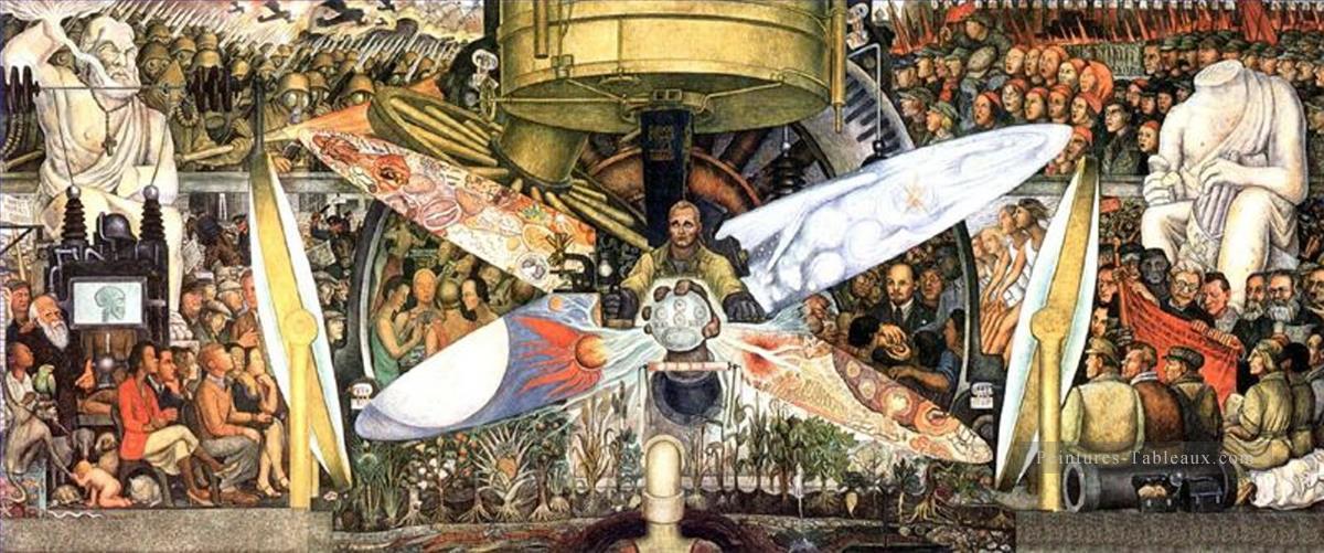 homme contrôleur de l’univers 1934 Diego Rivera Peintures à l'huile